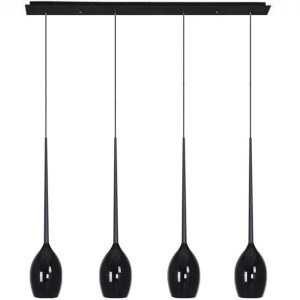IZZA 4 LAMPA WISZACA черен