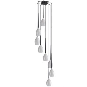 IZZA 8 LAMPA WISZACA бял