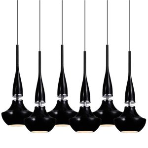 TASOS 6 LAMPA WISZACA черен