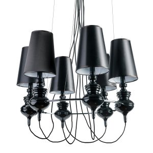 BAROCO 6 черен WISZACA LAMPA