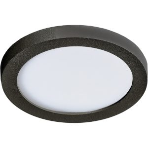 SLIM 9 ROUND 3000K черен IP44