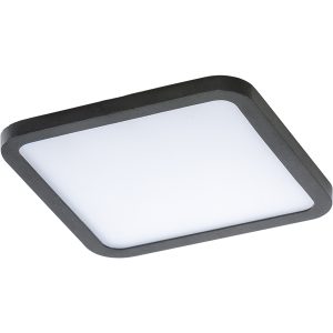 SLIM 15 SQUARE 3000K IP44 черен