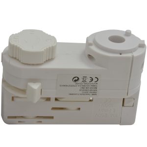 TRACK 3LINE ELECTRIC ADAPTER бял