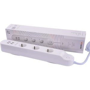 SMART POWER STRIP 16A + USB 32A бял