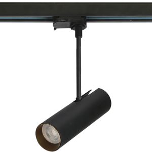 LENS TRACK 3LINE GU10 черен/черен