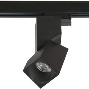 SANTOS SQUARE TRACK 3LINE 12W 3000K черен