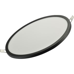 SLIM 22 ROUND 3000K IP44 черен