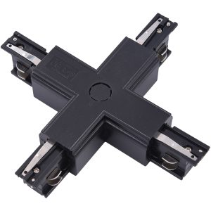 TRACK 3LINE X CONNECTOR черен
