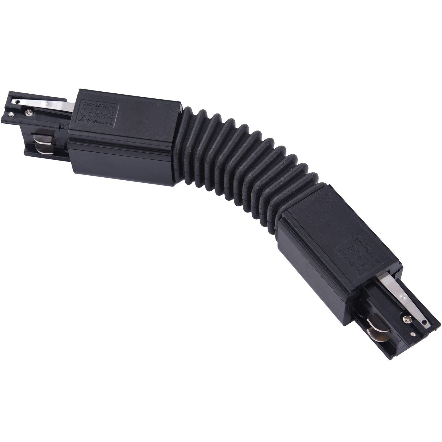 TRACK 3LINE FLEXIBLE CONNECTOR черен