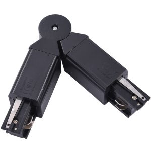 TRACK 3LINE ADJUSTABLE CONNECTOR черен