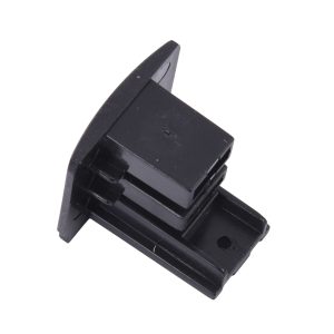 TRACK 3LINE END CAP черен