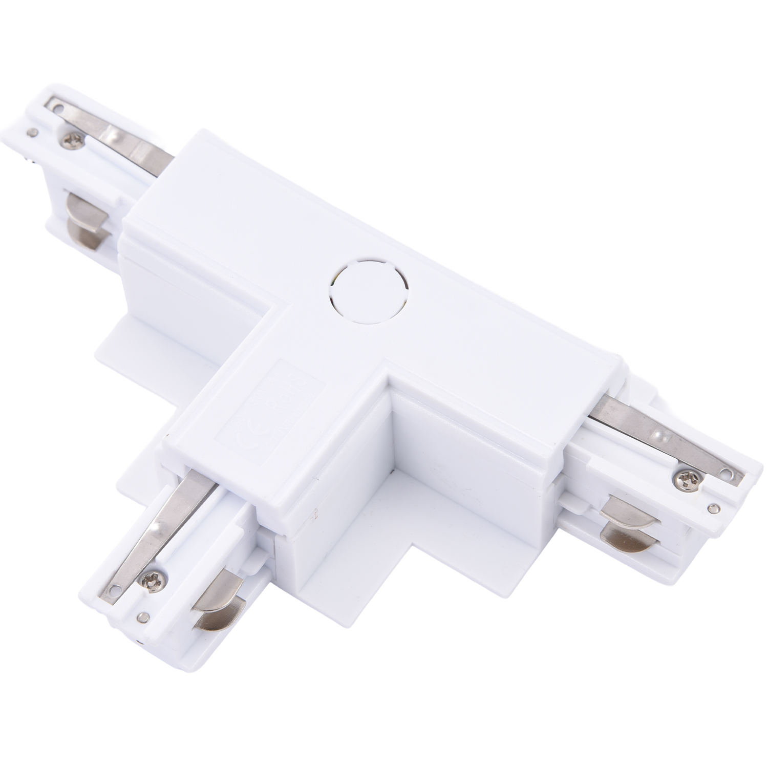 TRACK 3LINE T CONNECTOR RIGHT GIPS бял