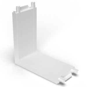 GAMMA TRACK MAGNETIC 5mm CORNER90 B бял