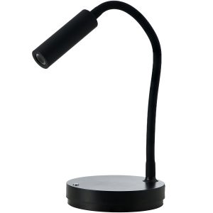 OLMO настолна лампа DIMM NFC CHARGER черен